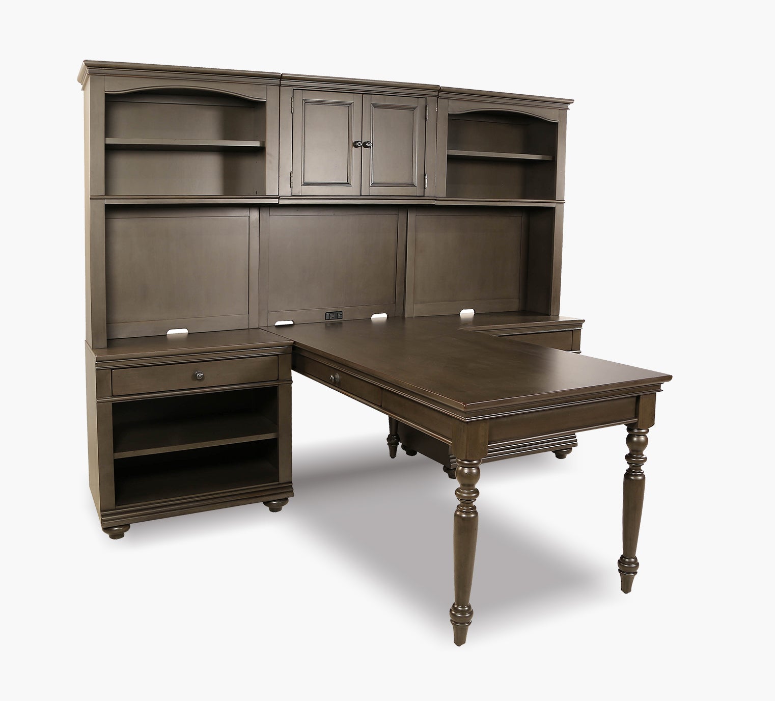 Oxford 6 Piece Wall Desk Kane S Furniture