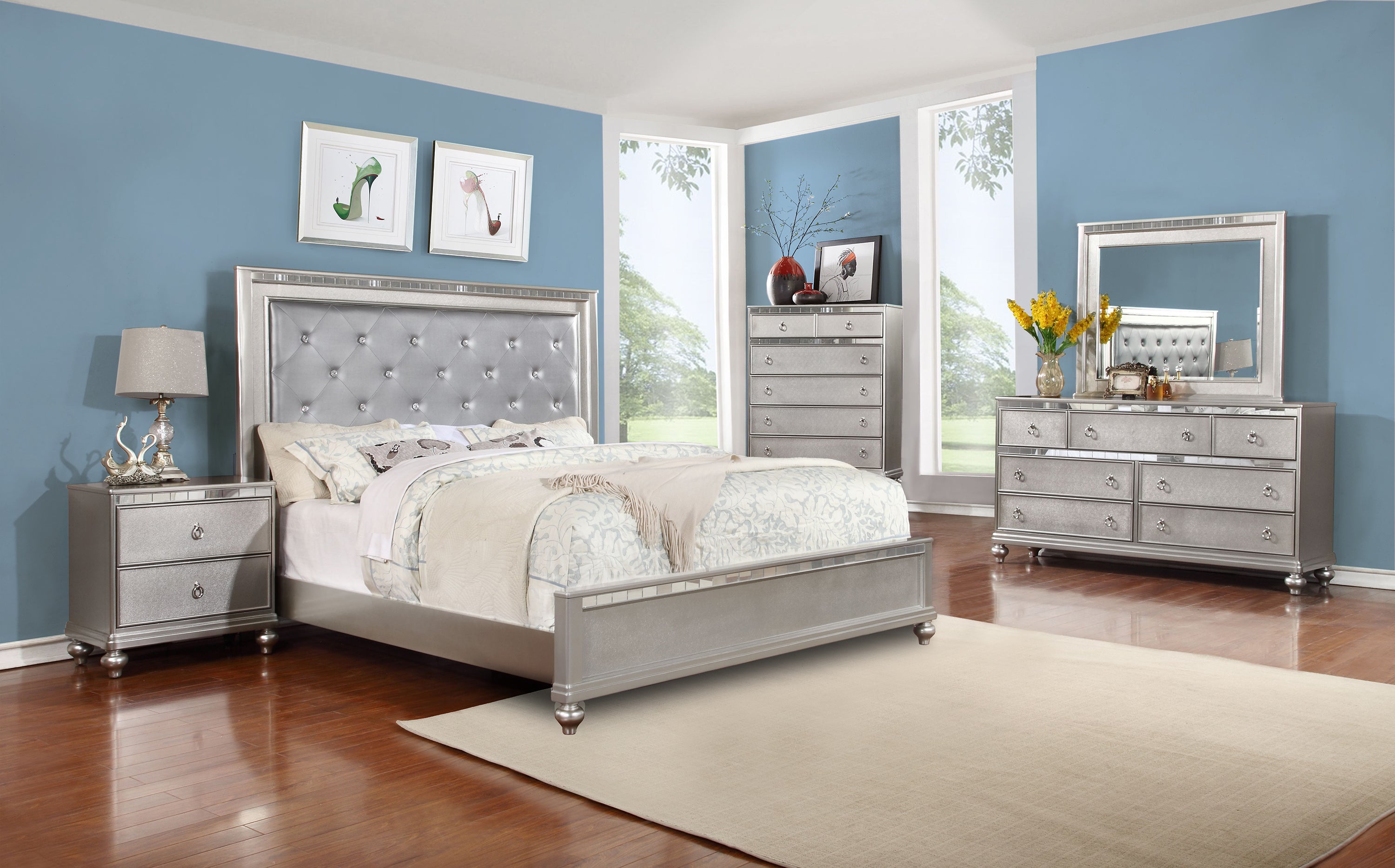 Posh 5 Piece King Bedroom Kane S Furniture