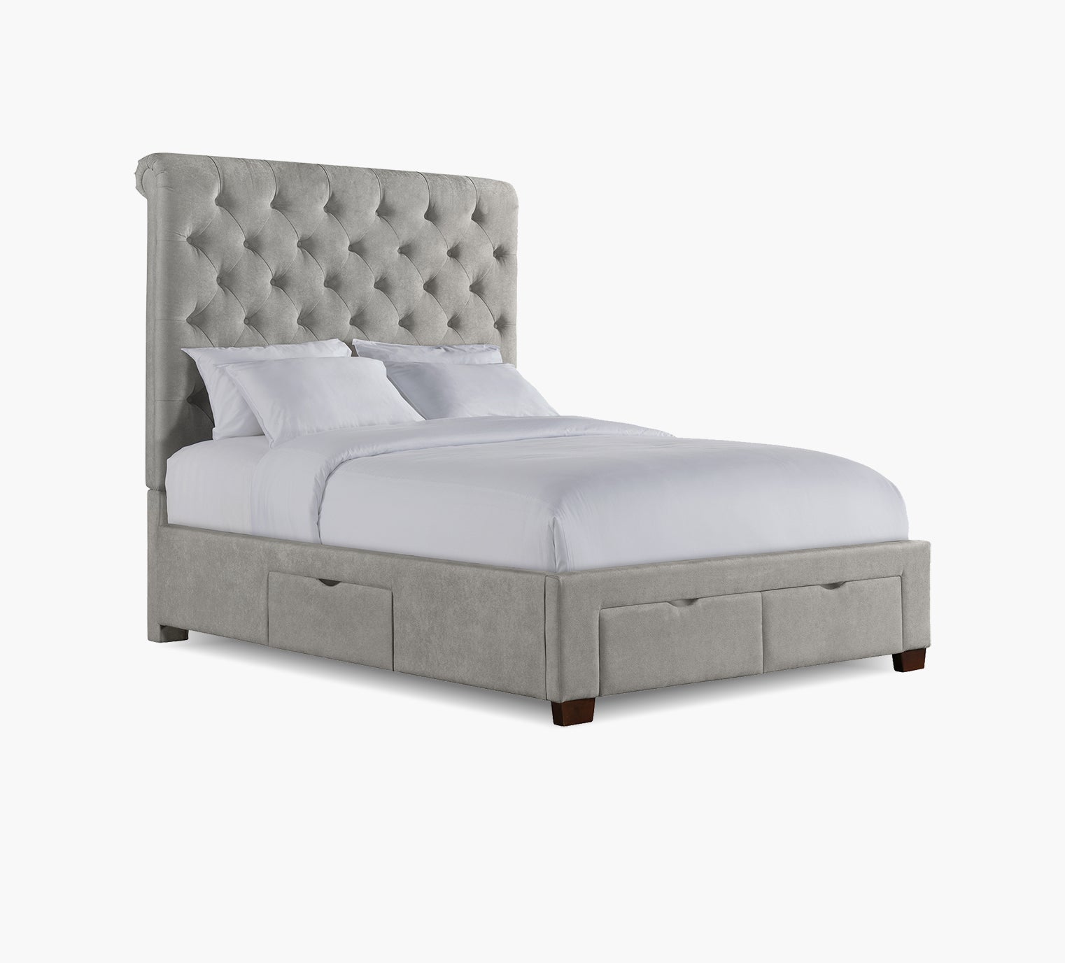 Walford Queen Upholstered Storage Bed   Kane's Furniture