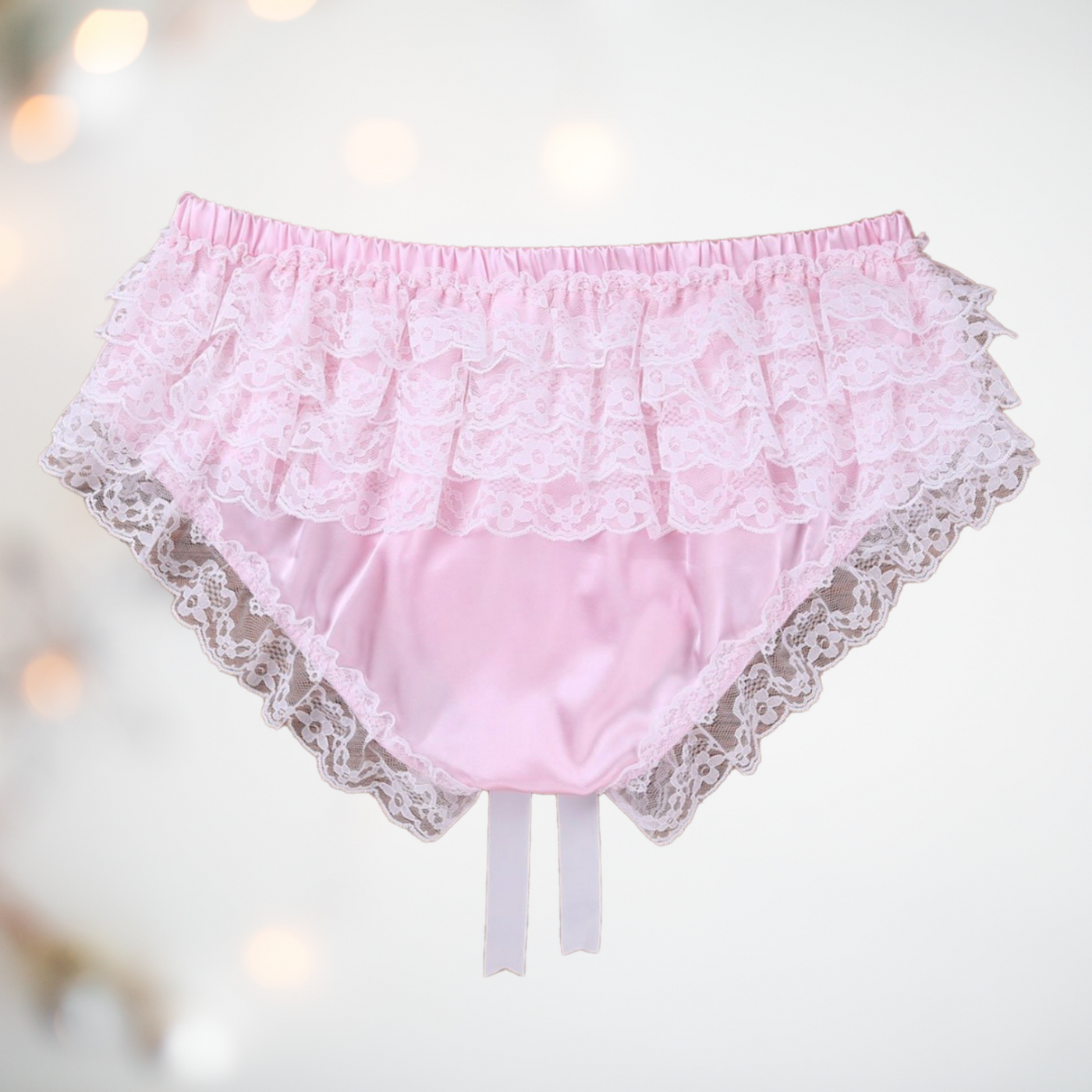 Satin Ruffle Lace Panties – House of Chastity