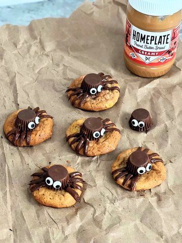 Halloween Spider Reeses Peanut Butter Cookies