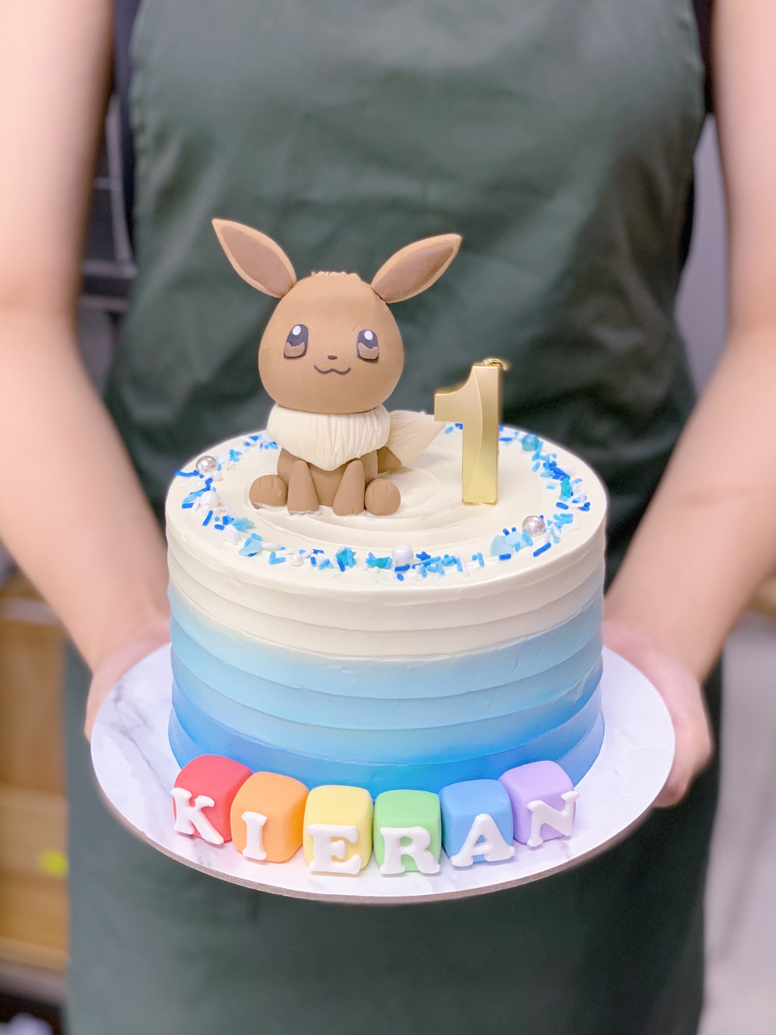 Rainbow Fondant Name Cubes 8 Letters J Petite Patisserie