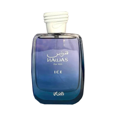 NEW RASASI HAWAS “ICE” EAU DE PARFUM FOR MEN AROMATIC AQUATIC FRAGRANCE-100  ML