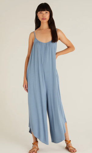 Z SUPPLY Flared Jumpsuit- Ocean