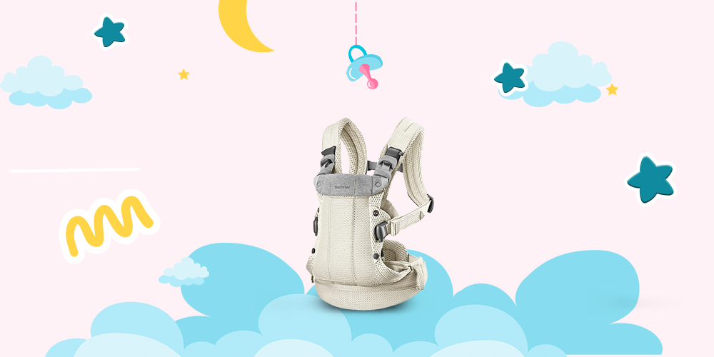 Babybjörn - Baby Carrier Harmony - Airy Mesh - Cream Mesh