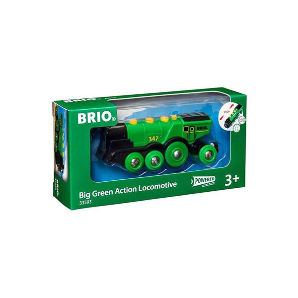 brio green locomotive