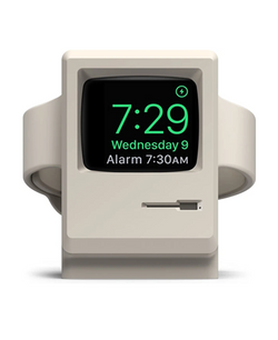 Ladestation Vintage Mac für Apple Watch (Klassisches Weiß)