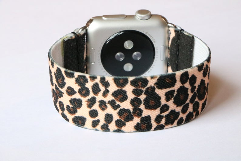 Armband für Apple Watch Leopard Boho Series 2, Series 3, Series 4, Series 5 38mm 40mm 42mm 44mm