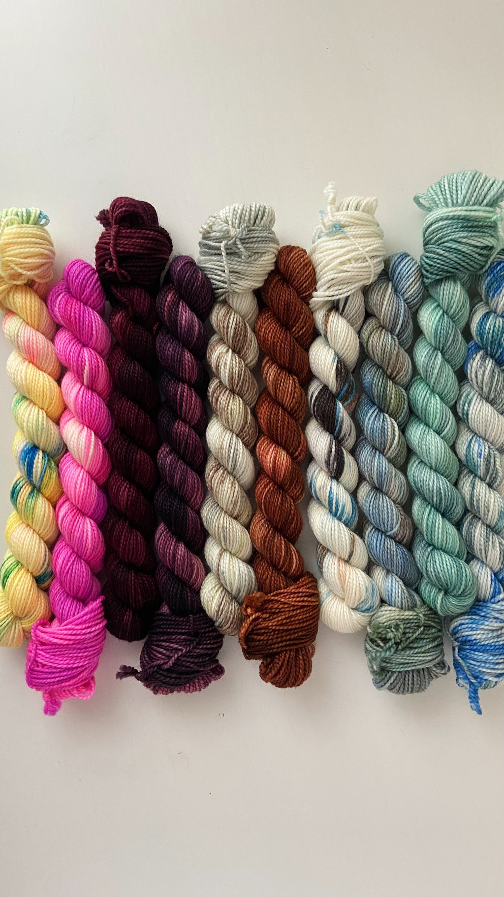 Mysteries Of The Sea Mini Skein Set-- Fingering Weight Yarn