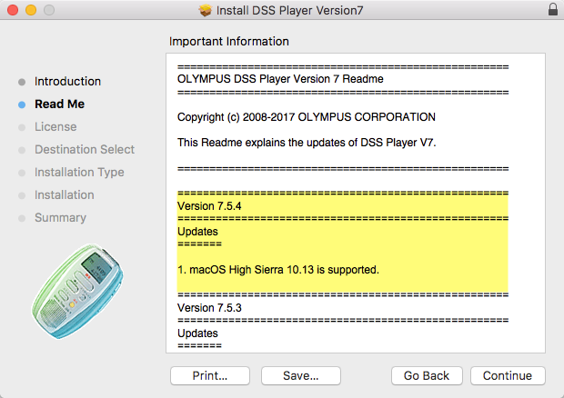 install dss player v752 osx 12