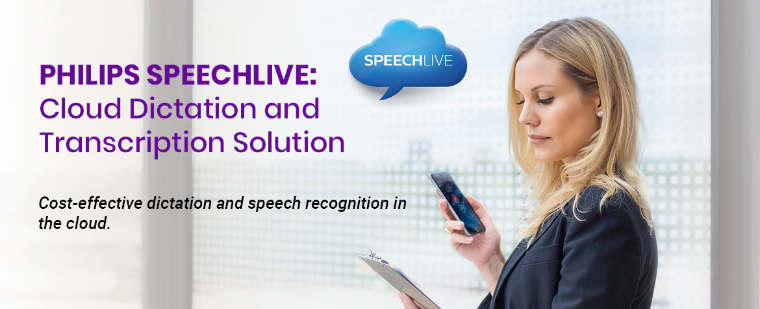 Digital workplace legal medical practice cloud dictation transcription voice recognition solution Philips Speechlive Australia