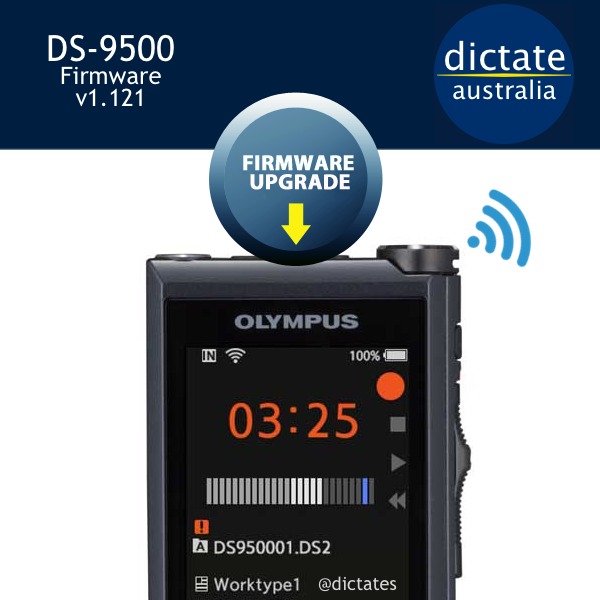 Download Olympus DS-9500 firmware update v1.121