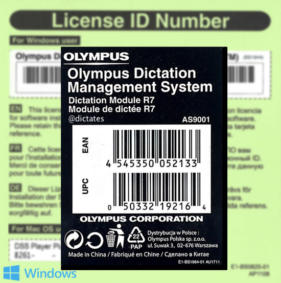 olympus dss player pro serial number