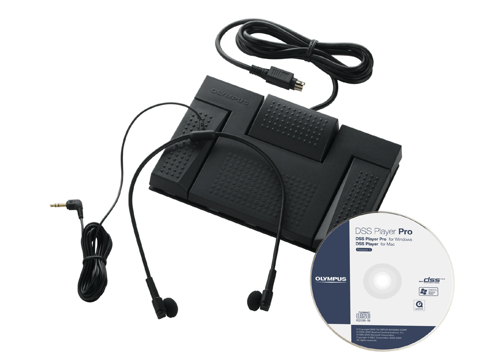 olympus dss player and foot pedal