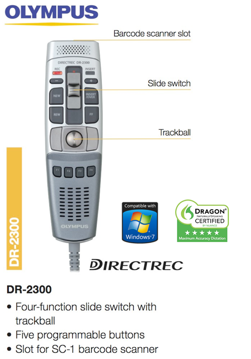 dragon dictate mic