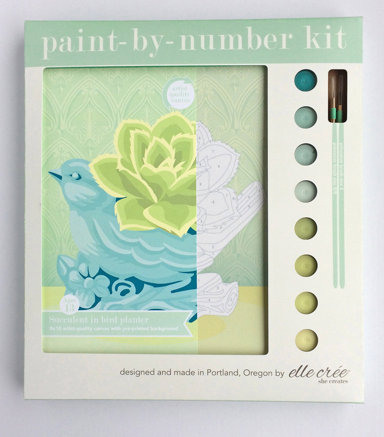 Fawn Mushrooms MINI Paint-by-Number Kit – Reverie Goods & Gifts