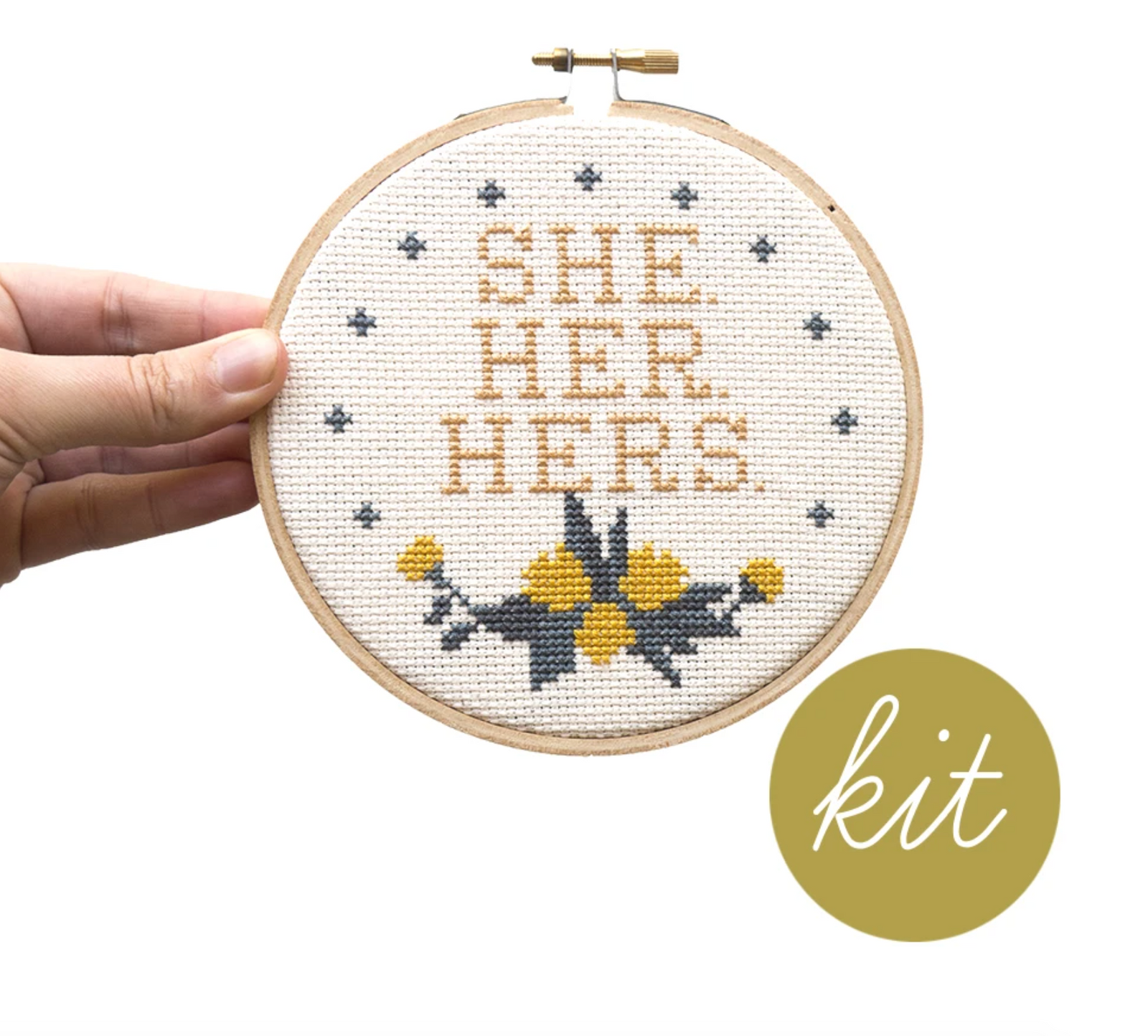 Cross Stitch Kit, Funny Cross Stitch Kits, Oh My God Becky 