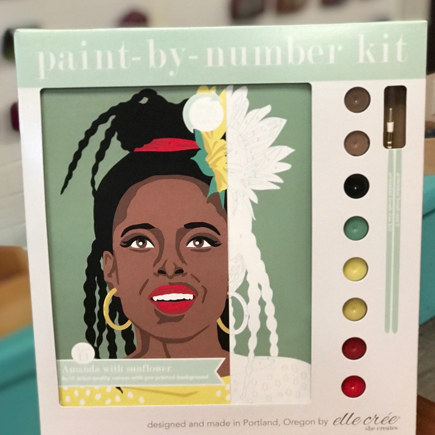 Pride Bee | Mini Paint-by-Number Kit — Elle Crée (she creates)