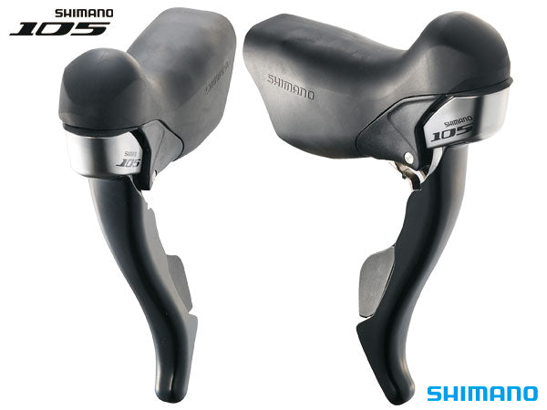 wij Leggen Onschuldig Shimano 105 ST-5700 STI Shifter Set for 2x10 Speed (Black) – Bike Stop