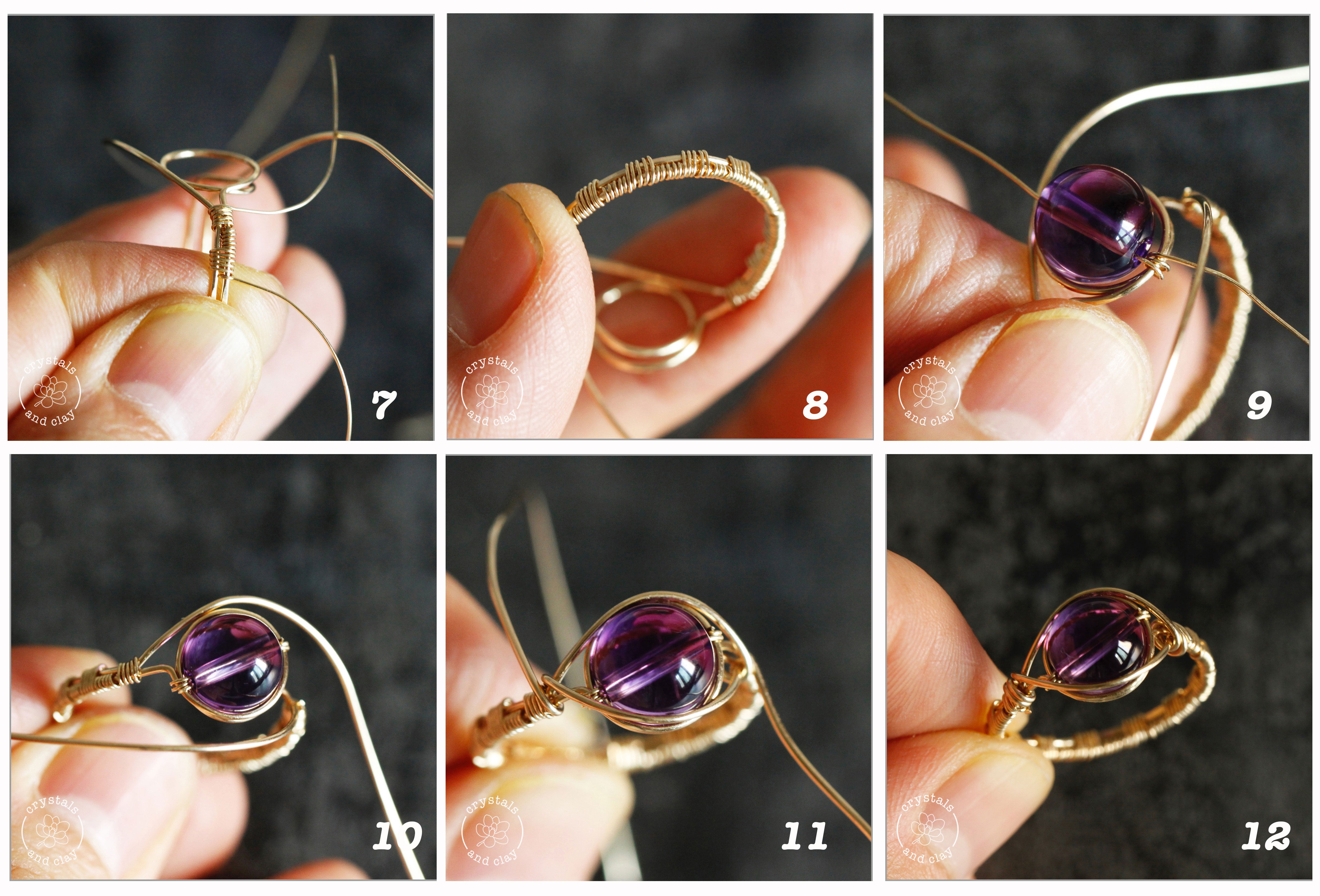 how to make wire wrapped rings