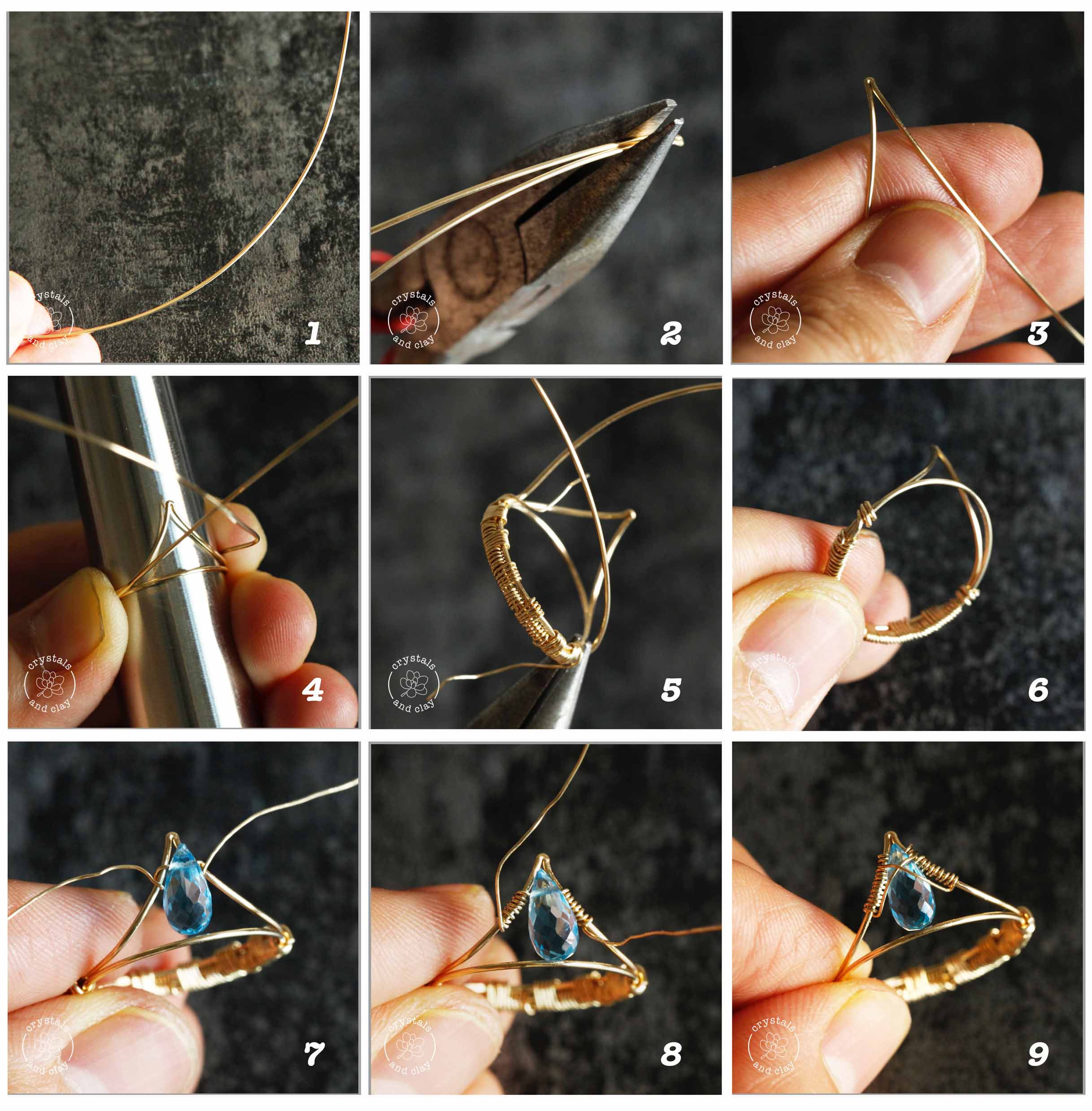 how to make wire wrapped rings