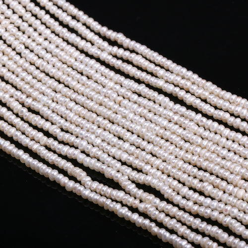  YOUTEXING Natural Rice Shape Freshwater Pearl Beads