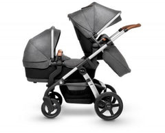 wave double stroller