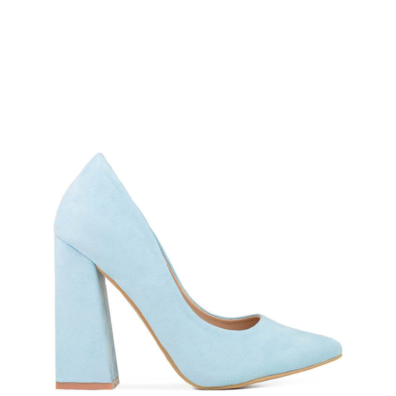 light blue court heels