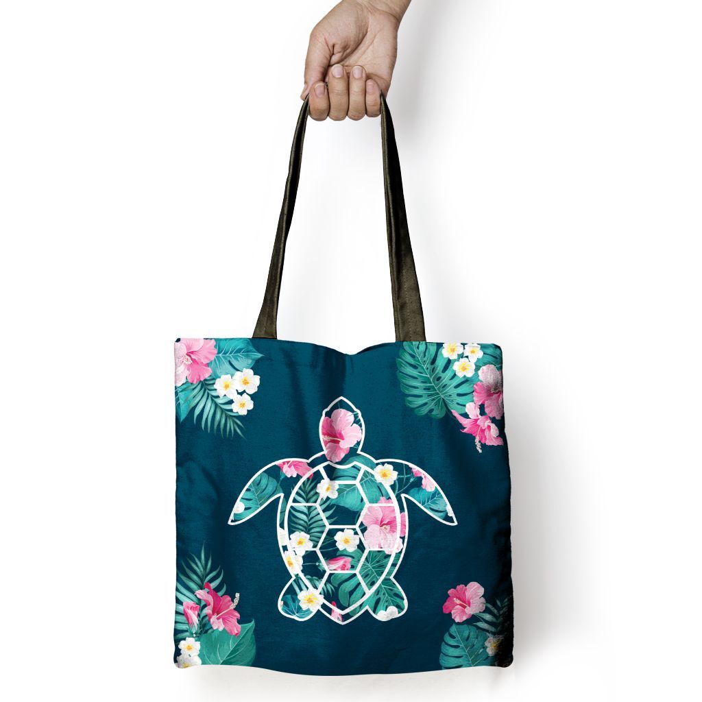 sea turtle tote bag