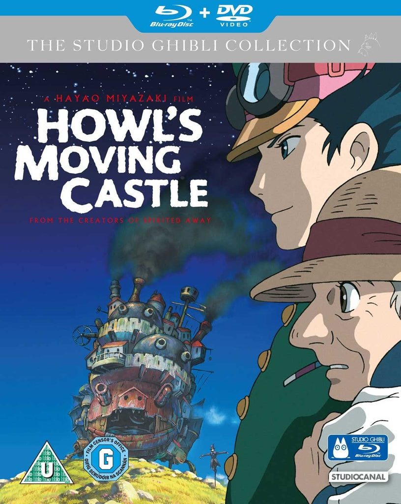 Howl's Moving Castle (blu ray and DVD) Studio Ghibli