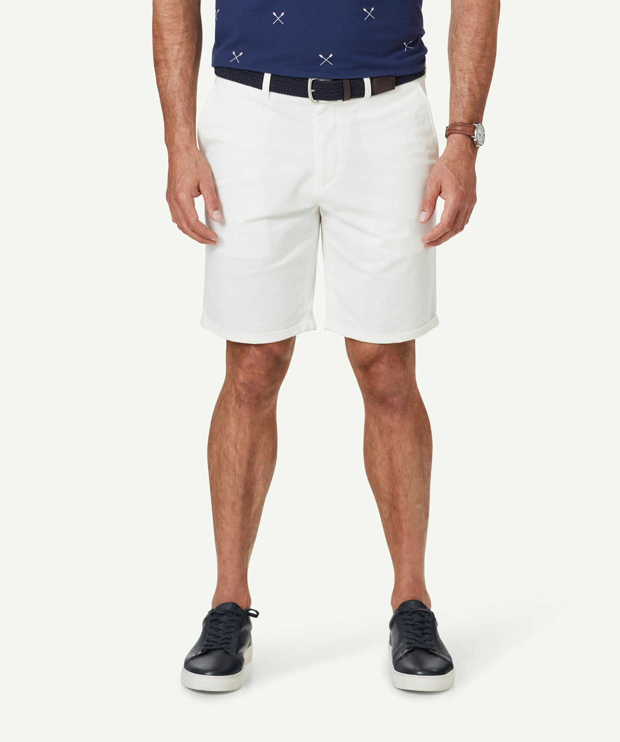 Modern Club Shorts - White | Shorts | GAZMAN