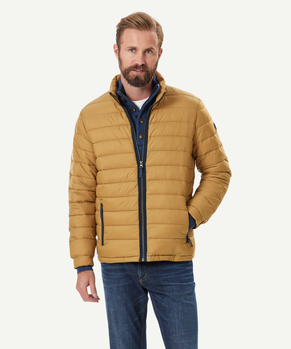 Lightweight Puffer Jacket - Winter Yellow | Casual Jackets | GAZMAN