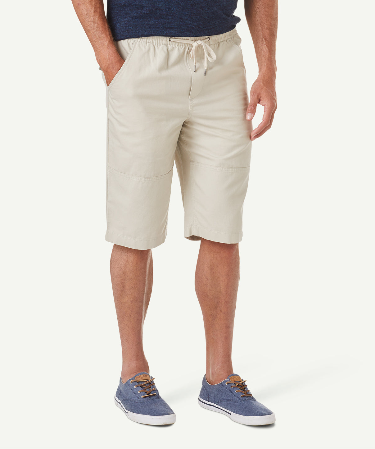 3/4 Cotton Linen Shorts | GAZMAN