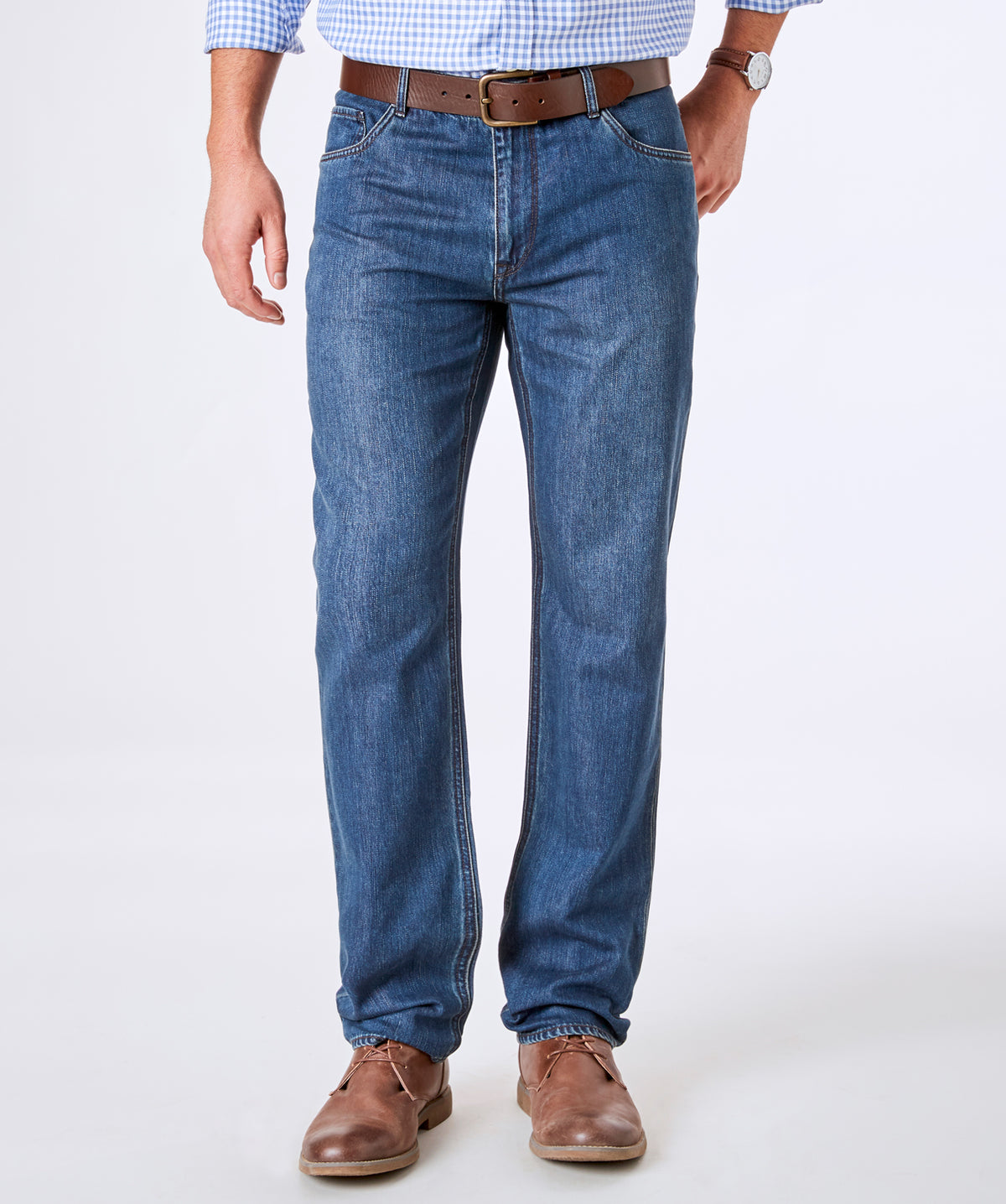 Straight Fit Tencel Jeans - Tinted 