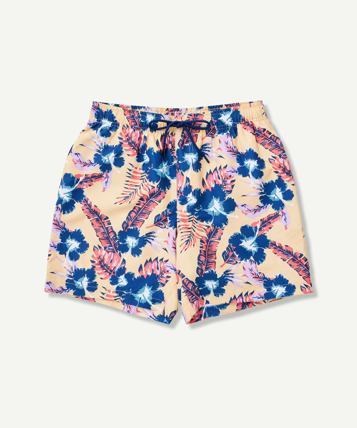 Hibiscus Swim Shorts - Orange | Beach Shorts | GAZMAN