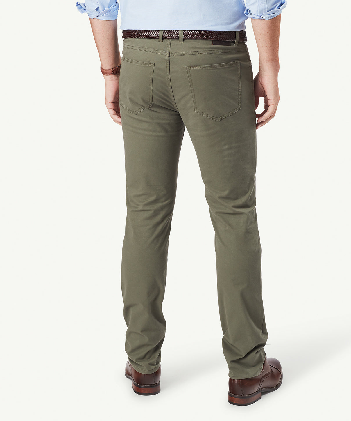 Modern Stretch 5 Pocket Pants - Army | Casual Pants | GAZMAN