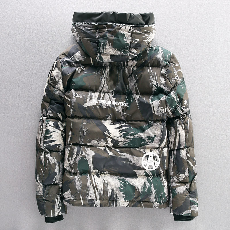 METROPOLIS KOMP CLOTHING THICK CAMOUFLAGE HOOD JACKET – BOOPDOCOM