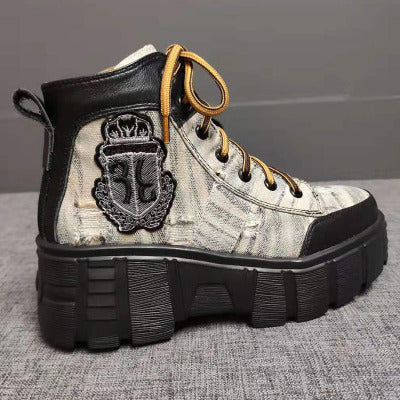 canvas sneaker boots