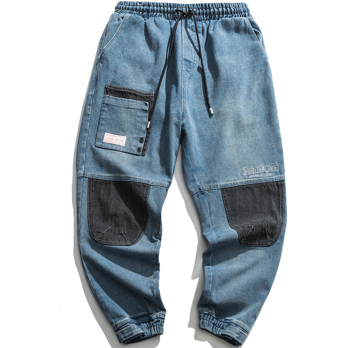 ZUPPIE ADAMBO PATCHWORK DENIM JEAN HAREM PANTS – BOOPDOCOM