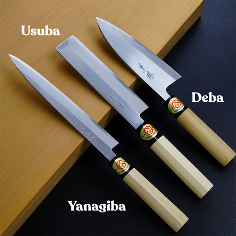 Deba Yanagiba Usuba Sushi Knives
