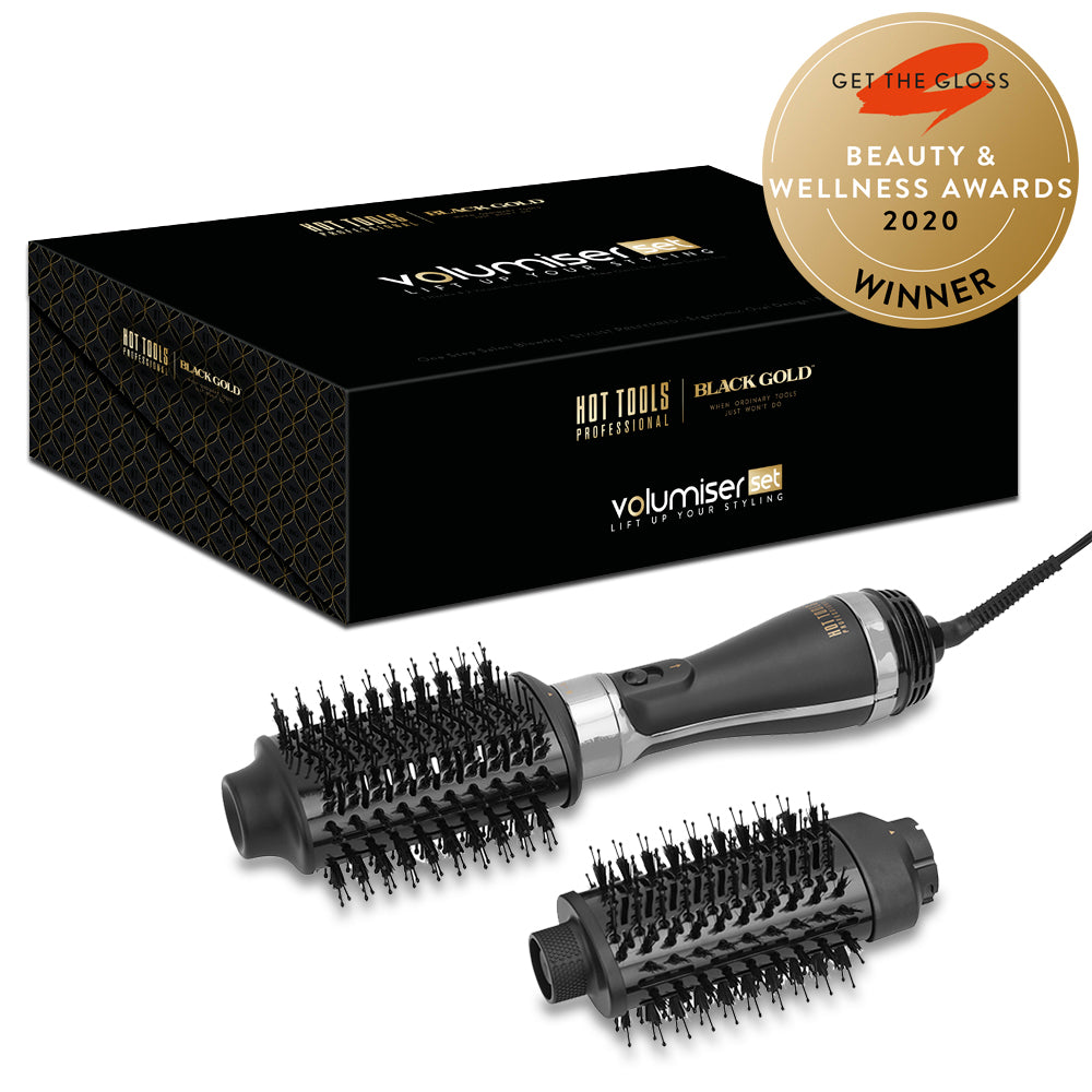 Hot Tools Volumizer Set 2-in-1 Brush & Dryer With Changeable Heads