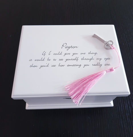 Personalised Wooden Musical Jewellery Box