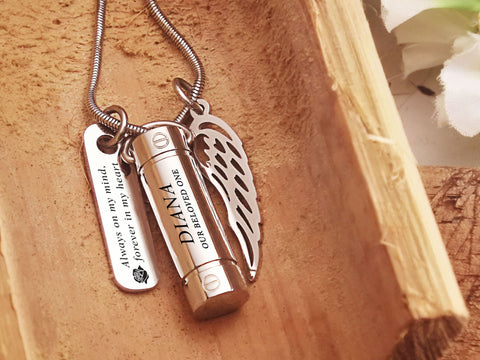 Memory Cremation Necklace