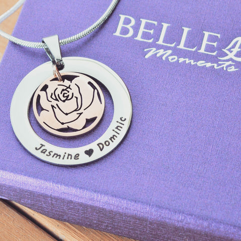 Rose Family Necklace