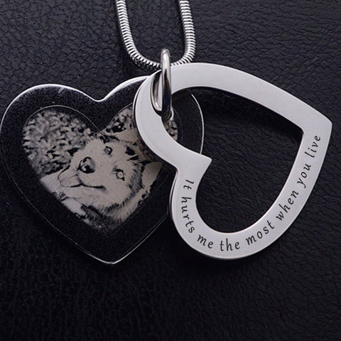 Love Forever Photo Necklace
