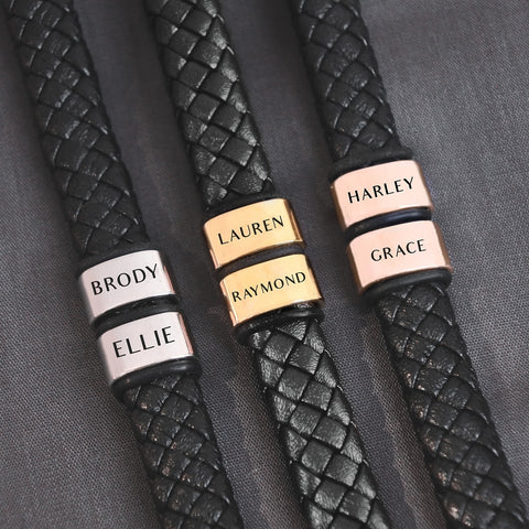 Personalised Leather Bracelet