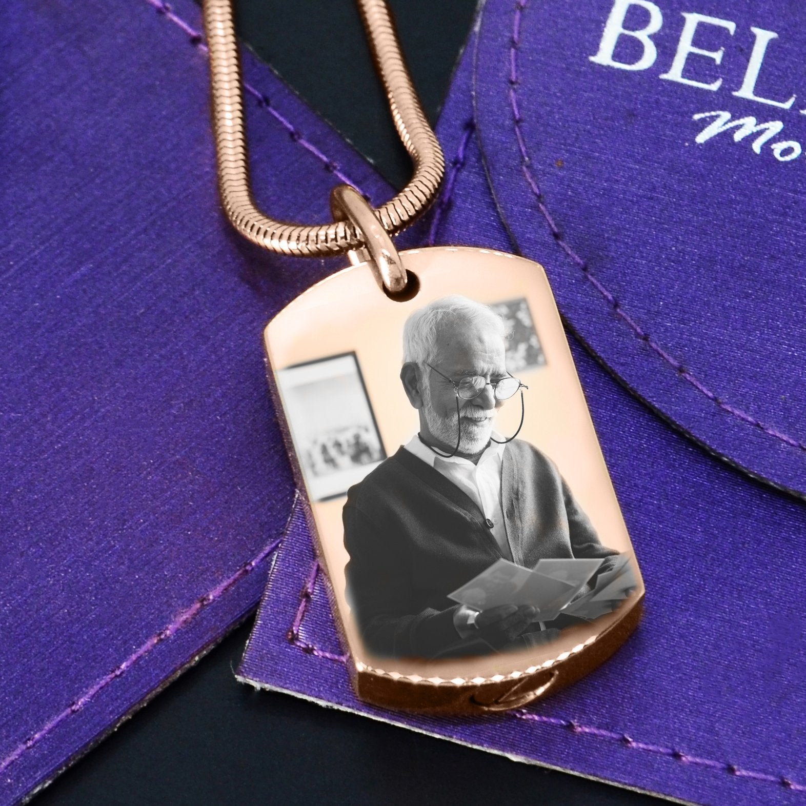 Gift Photo Engraved Jewelry & Personalized Photo Necklace