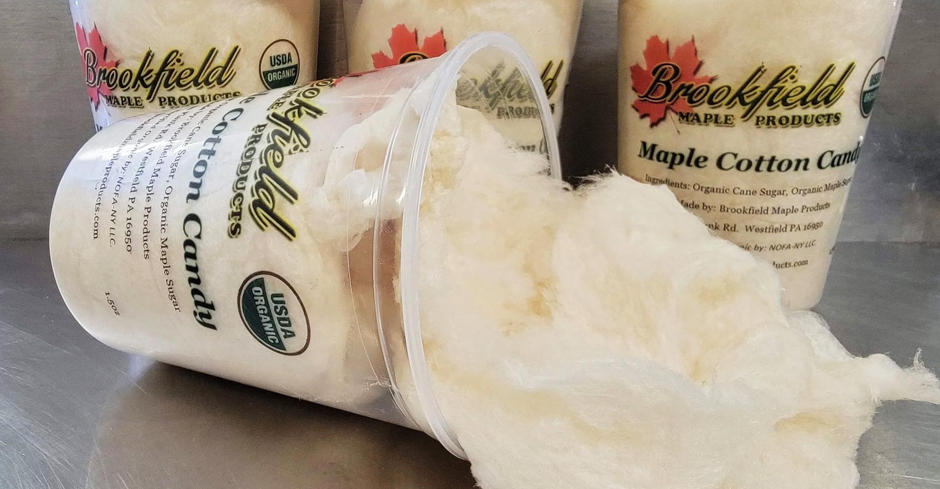Brookfield Maple Products Organic Maple Cotton Candy
