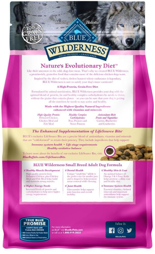 blue buffalo small breed dog food