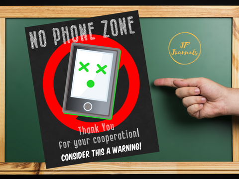 No Phone Zone Printable Poster Free Download